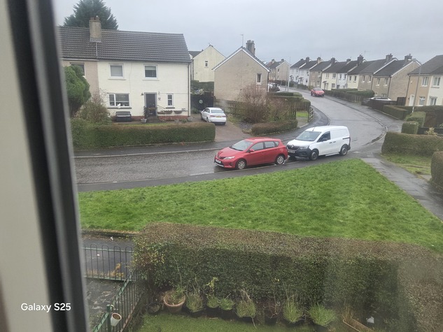 Front area   changed to parking