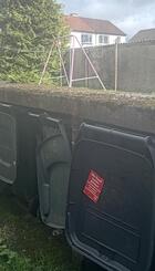 28 Brediland Road - Existing bin area