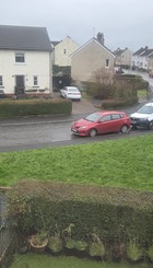 Front area   changed to parking